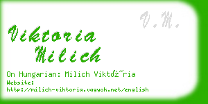 viktoria milich business card